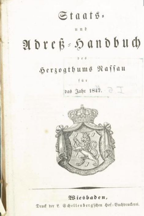 Nassauisches Adressbuch